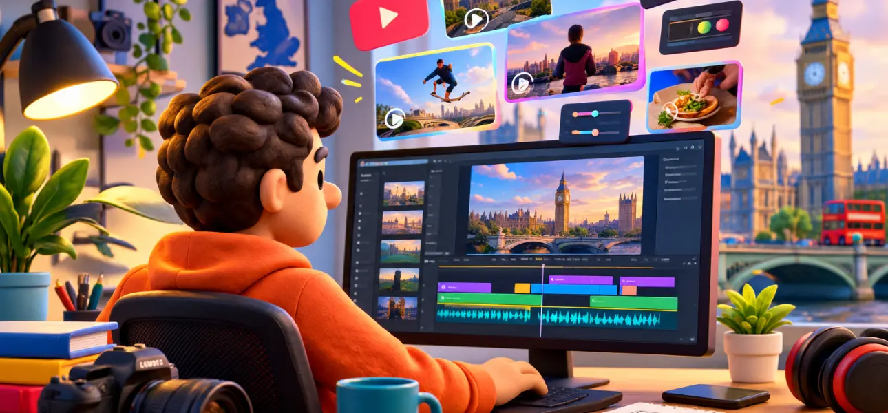 Video editing company in UK - The Digital Zilla team editing corporate and brand footage